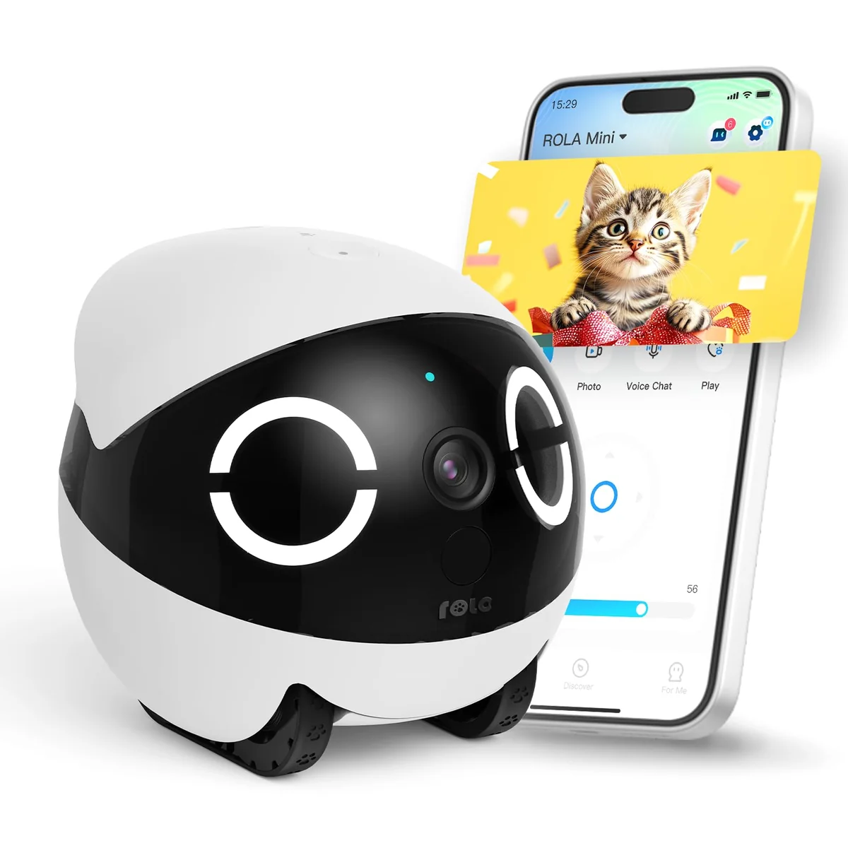 Enabot EBO ROLA Mini FamilyBot 2K Pet Camera Robot: Movable Indoor Camera Battery Review